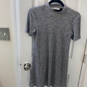 Turtleneck mini dress